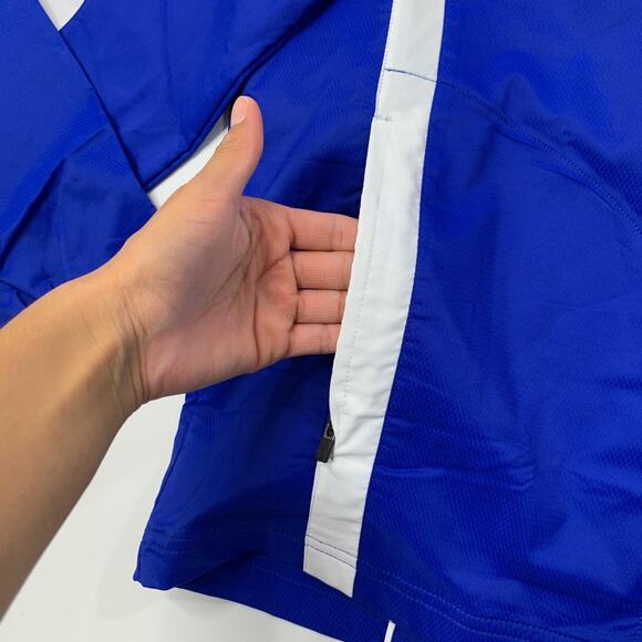 Under Armour Jacket Mens Large Ocean Blue White Undeniable Warm-Up AllSeasonGear - Picture 3 of 12